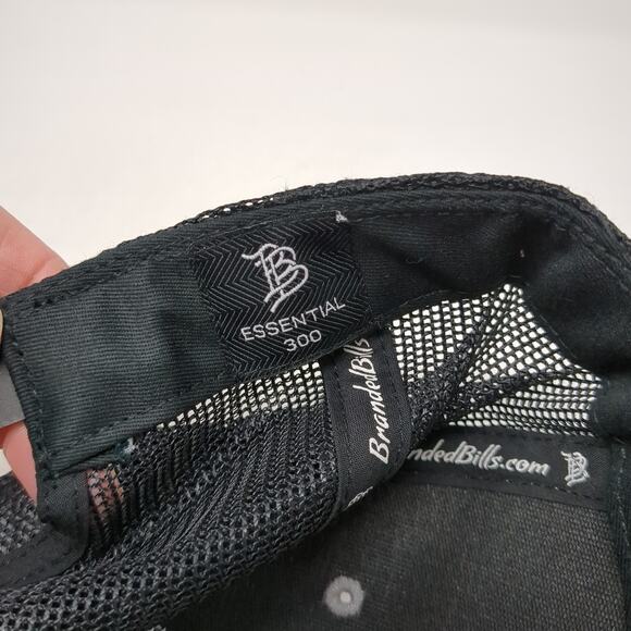 Meridian ID Scheels Snapback Trucker Hat Gray One Size Adjustable Mesh Back - Picture 9 of 11